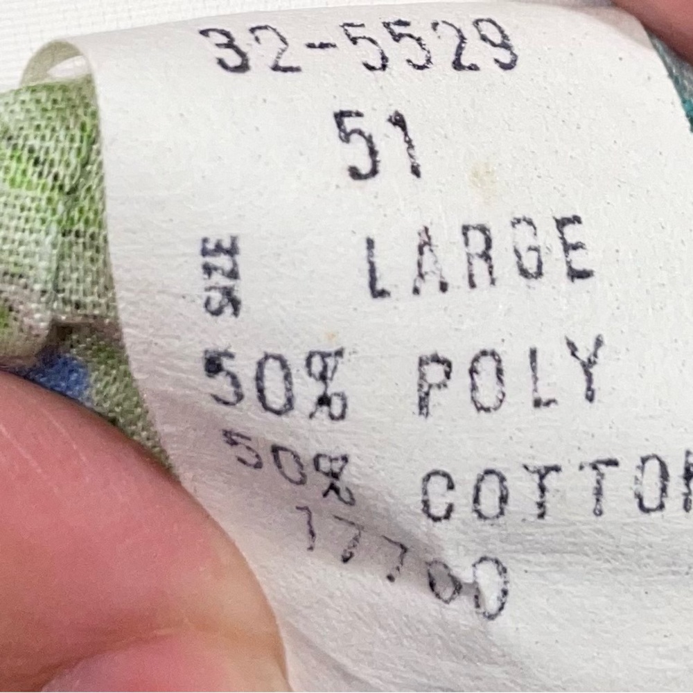 Montgomery Ward: Floral Vintage MuuMuu/Nightgown/Robe (L/Large) - Picture 3 of 4